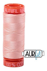 Aurifil Mako 50wt Cotton 200 m 220 yd. spool - 2420 Light Blush